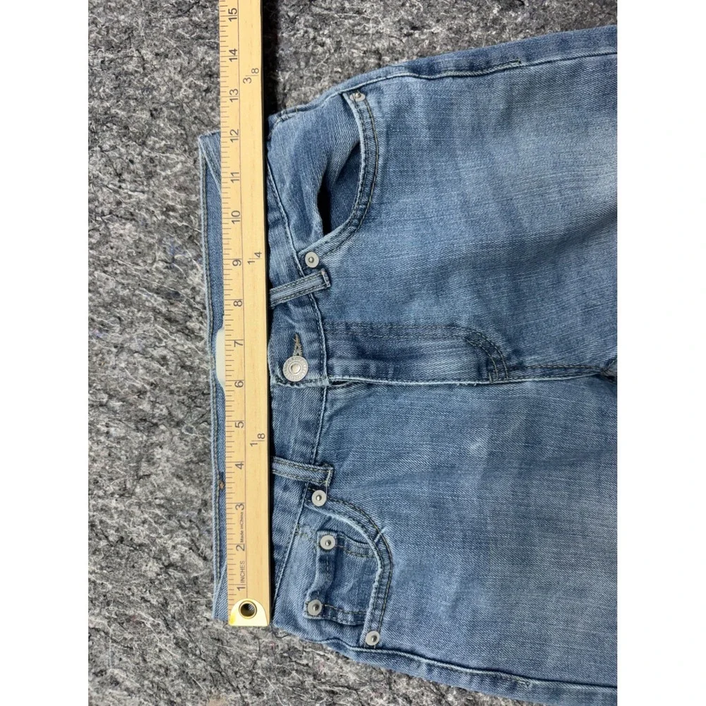 Levis 505 Regular Fit Boys Jeans Light Wash Slim 14 25x27 Blue Denim